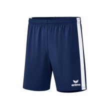 Erima Sporthose Short Retro Star ohne Innenslip navyblau/weiss Jungen