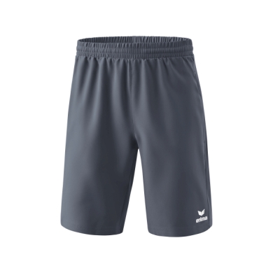 Erima Sport-Hose Change Shorts (mit Innenhose, Stretch-Einsätze) kurz grau Herren