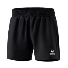 Erima Sport-Hose Change Shorts (mit Innenhose, Stretch-Einsätze) kurz schwarz Damen