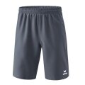 Erima Sport-Hose Change Shorts (mit Innenhose, Stretch-Einsätze) kurz grau Jungen