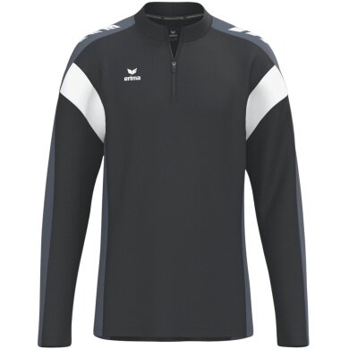 Erima Sport-Langarmshirt Celebrate 125 Trainingstop (100% Polyester) schwarz/grau Kinder