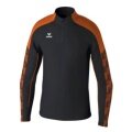 Erima Sport-Langarmshirt Evo Star Trainingstop (100% rec. Polyester) schwarz/orange Herren