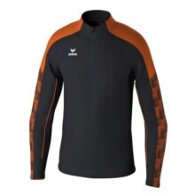 Erima Sport-Langarmshirt Evo Star Trainingstop (100% rec. Polyester) schwarz/orange Kinder