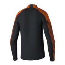 Erima Sport-Langarmshirt Evo Star Trainingstop (100% rec. Polyester) schwarz/orange Kinder