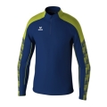 Erima Sport-Langarmshirt Evo Star Trainingstop (100% rec. Polyester) navyblau/limegrün Herren