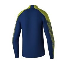 Erima Sport-Langarmshirt Evo Star Trainingstop (100% rec. Polyester) navyblau/limegrün Herren