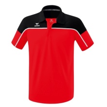 Erima Sport-Polo Change (100% rec. Polyester, schnelltrocknend Funktionsmaterial) rot/schwarz Herren