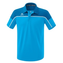 Erima Sport-Polo Change (100% rec. Polyester, schnelltrocknend Funktionsmaterial) curacaoblau Herren