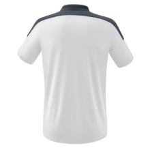 Erima Sport-Polo Change (100% rec. Polyester, schnelltrocknend Funktionsmaterial) weiss/grau Herren