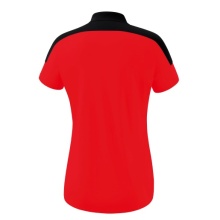 Erima Sport-Polo Change (100% rec. Polyester, schnelltrocknend Funktionsmaterial) rot/schwarz Damen