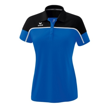 Erima Sport-Polo Change (100% rec. Polyester, schnelltrocknend Funktionsmaterial) royalblau/schwarz Damen