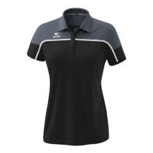 Erima Sport-Polo Change (100% rec. Polyester, schnelltrocknend Funktionsmaterial) schwarz/grau Damen