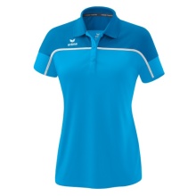 Erima Sport-Polo Change (100% rec. Polyester, schnelltrocknend Funktionsmaterial) curacaoblau Damen