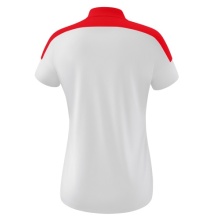 Erima Sport-Polo Change (100% rec. Polyester, schnelltrocknend Funktionsmaterial) weiss/rot Damen