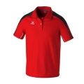 Erima Sport-Polo Evo Star (100% rec. Polyester) rot/schwarz Herren