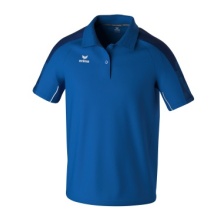 Erima Sport-Polo Evo Star (100% rec. Polyester) royalblau/navyblau Herren