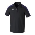 Erima Sport-Polo Evo Star (100% rec. Polyester) schwarz/violett Herren