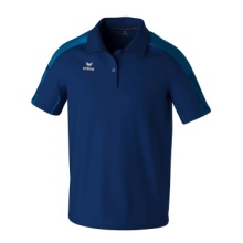 Erima Sport-Polo Evo Star (100% rec. Polyester) navyblau/blau Herren