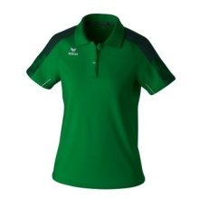 Erima Sport-Polo Evo Star (100% rec. Polyester) smaragdgrün/pine Damen