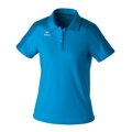 Erima Sport-Polo Evo Star (100% rec. Polyester) curacaoblau Damen