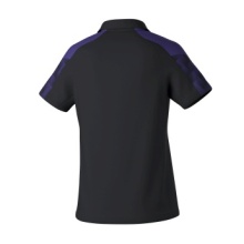 Erima Sport-Polo Evo Star (100% rec. Polyester) schwarz/violett Damen