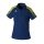 Erima Sport-Polo Evo Star (100% rec. Polyester) navyblau/limegrün Damen