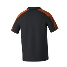 Erima Sport-Polo Evo Star (100% rec. Polyester) schwarz/orange Herren