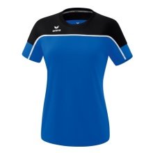 Erima Sport-Shirt Change (100% rec. Polyester, leicht, schnelltrocknend) royalblau/schwarz Damen