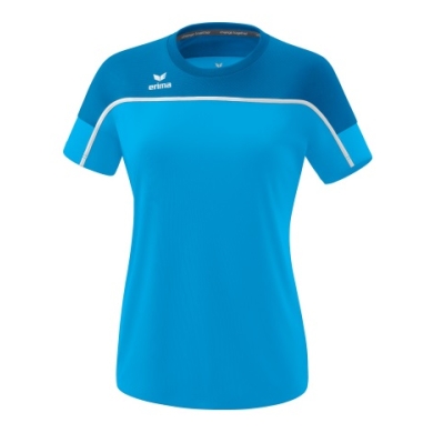 Erima Sport-Shirt Change (100% rec. Polyester, leicht, schnelltrocknend) curacaoblau Damen