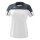 Erima Sport-Shirt Change (100% rec. Polyester, leicht, schnelltrocknend) weiss/dunkelgrau Damen