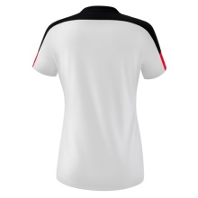 Erima Sport-Shirt Change (100% rec. Polyester, leicht, schnelltrocknend) weiss/schwarz/rot Damen