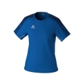 Erima Sport-Shirt Evo Star (100% rec. Polyester, leicht) royalblau/navyblau Damen