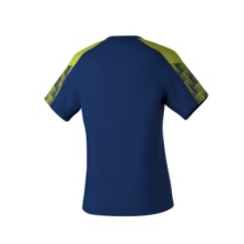 Erima Sport-Shirt Evo Star (100% rec. Polyester, leicht) navyblau/limegrün Damen