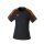 Erima Sport-Shirt Evo Star (100% rec. Polyester, leicht) schwarz/orange Damen