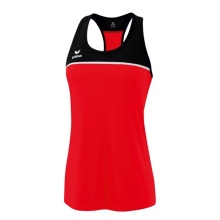 Erima Sport-Tank Top Change (100% rec. Polyester) rot/schwarz Damen