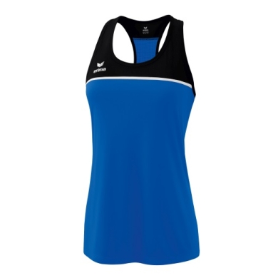 Erima Sport-Tank Top Change (100% rec. Polyester) royalblau/schwarz Damen