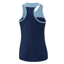 Erima Sport-Tank Top Change (100% rec. Polyester) navyblau/denimblau Damen