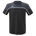 Erima Sport-Tshirt Change (100% rec. Polyester, leicht, schnelltrocknend) schwarz/grau Herren