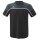 Erima Sport-Tshirt Change (100% rec. Polyester, leicht, schnelltrocknend) schwarz/grau Herren