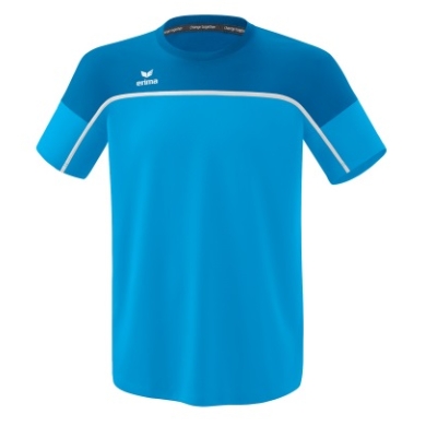 Erima Sport-Tshirt Change (100% rec. Polyester, leicht, schnelltrocknend) curacaoblau Herren