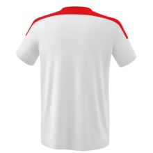 Erima Sport-Tshirt Change (100% rec. Polyester, leicht, schnelltrocknend) weiss/rot Herren