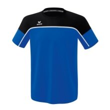 Erima Sport-Tshirt Change (100% rec. Polyester, leicht, schnelltrocknend) royalblau/schwarz Jungen