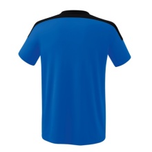 Erima Sport-Tshirt Change (100% rec. Polyester, leicht, schnelltrocknend) royalblau/schwarz Jungen