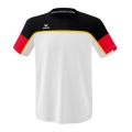 Erima Sport-Tshirt Change (100% rec. Polyester, leicht, schnelltrocknend) weiss/schwarz/rot Jungen