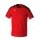 Erima Sport-Tshirt Evo Star (100% rec. Polyester, leicht) rot/schwarz Herren