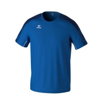 Erima Sport-Tshirt Evo Star (100% rec. Polyester, leicht) royalblau/navyblau Herren