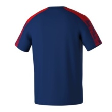 Erima Sport-Tshirt Evo Star (100% rec. Polyester, leicht) navyblau/rot Kinder