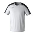 Erima Sport-Tshirt Evo Star (100% rec. Polyester, leicht) weiss/schwarz Herren