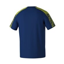 Erima Sport-Tshirt Evo Star (100% rec. Polyester, leicht) navyblau/limegrün Herren