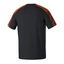 Erima Sport-Tshirt Evo Star (100% rec. Polyester, leicht) schwarz/orange Herren